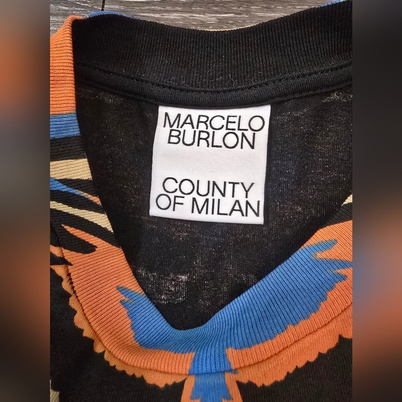 Marcelo Burlon County of MilanOptical Wings print cotton size M - Picture 9 of 13